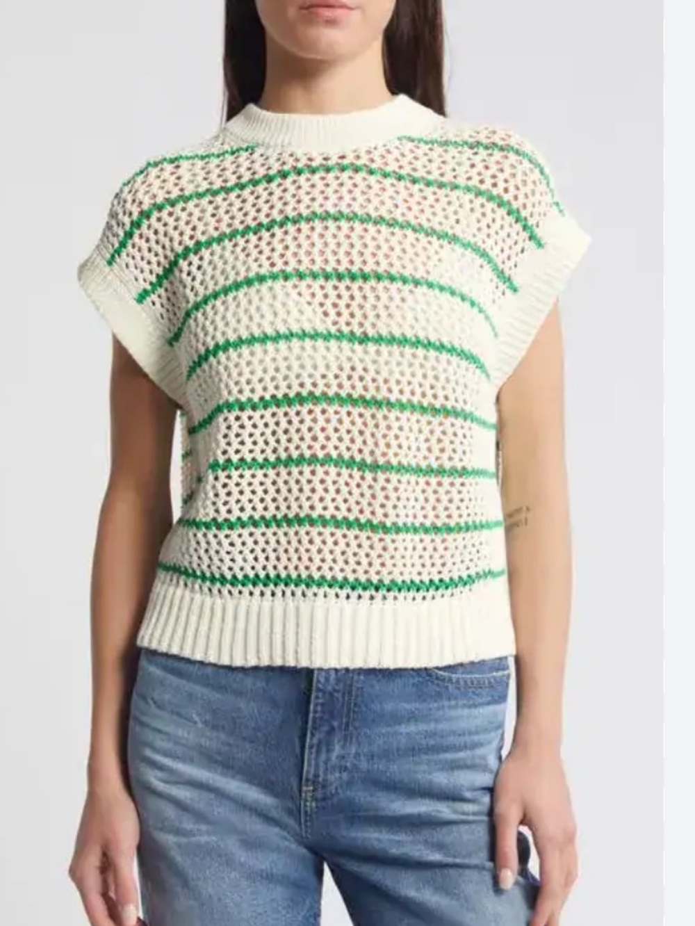 MADEWELL OPEN KNIT SWEATER